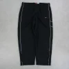 RARE 2000s Baggy Nike Trackpants Black
